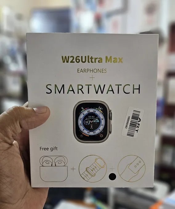 W26 Ultra Max Smart Watch With Earpods - Image 3